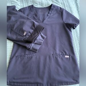 FIGS Navy Technical Scrub Set